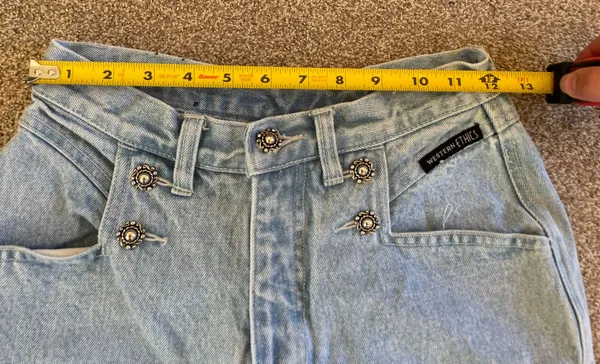 Western Ethics Vintage Jeans Size 26 - Image 7