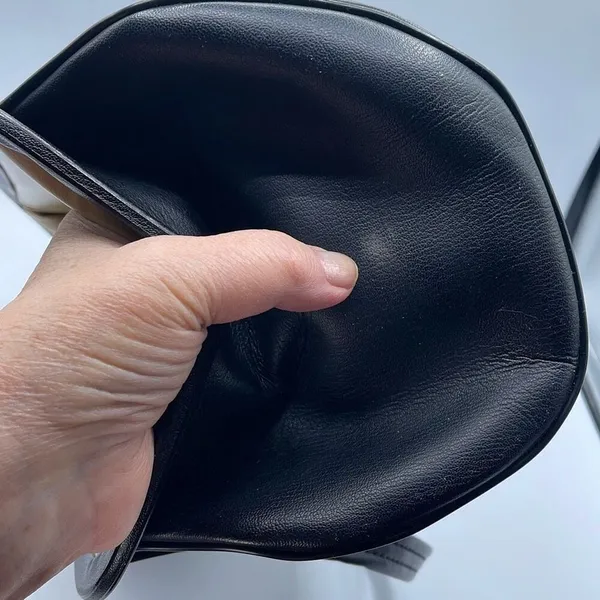 Black Aetna made in USA vintage faux leather satchel - Image 11