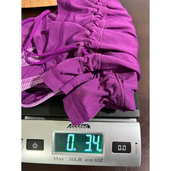 Lululemon Purple Push Yourself Run Graphic Cinched Hem Tank Top Size 4 - Image 10
