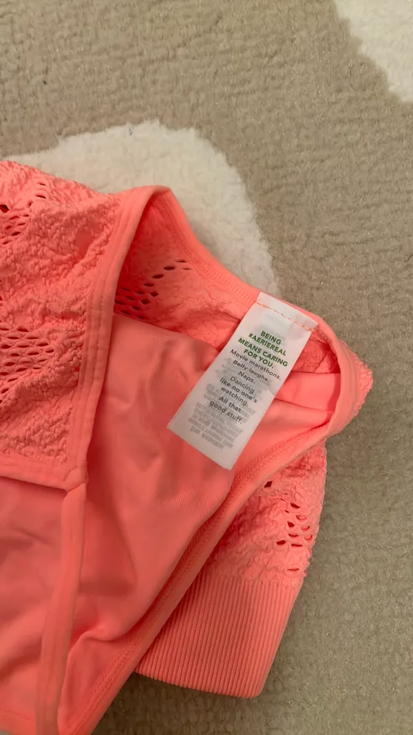 Aerie seamless crochet bra top - Image 3