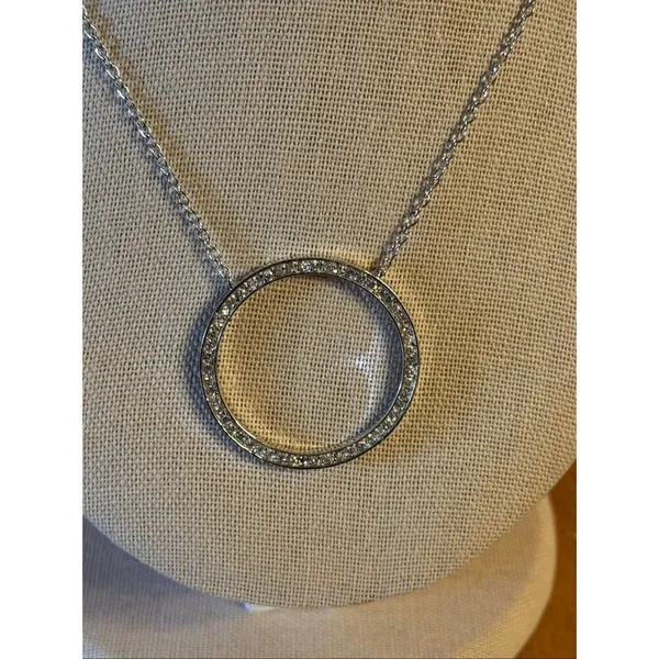 circle pendant "circle of life" or "eternity" pendant necklace (7405) - Image 2