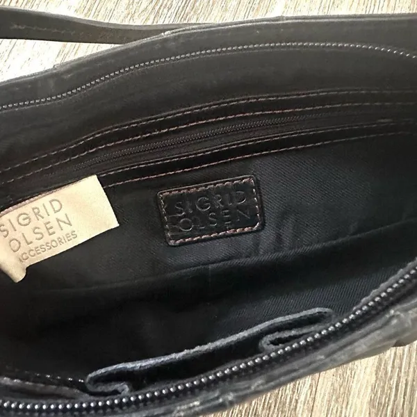 Sigrid Olsen black baguette handbag - Image 10