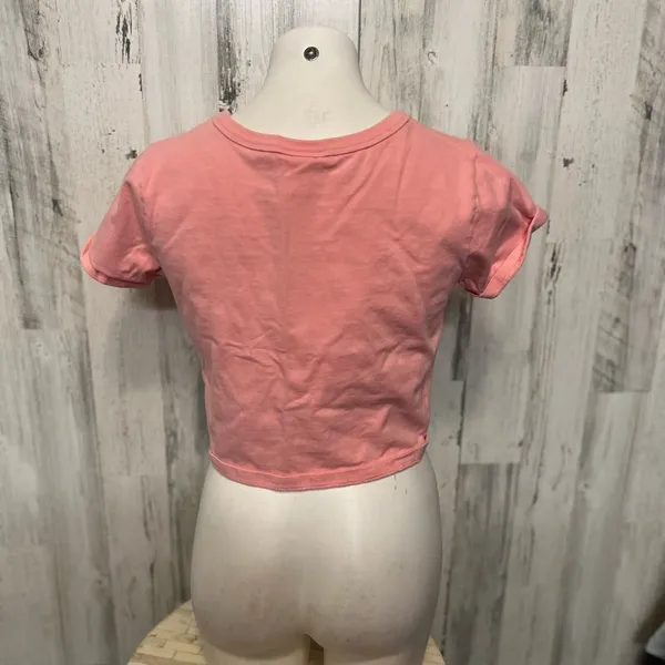 Champion Pink Crop Top T-Shirt Women’s small Short Sleeve Athletic Casual Tee - Image 3