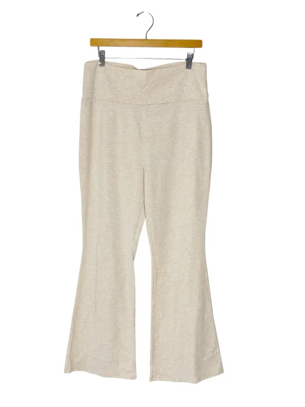NEW BETTER TOGETHER Beige Flare Yoga Pants Size XL - Image 2