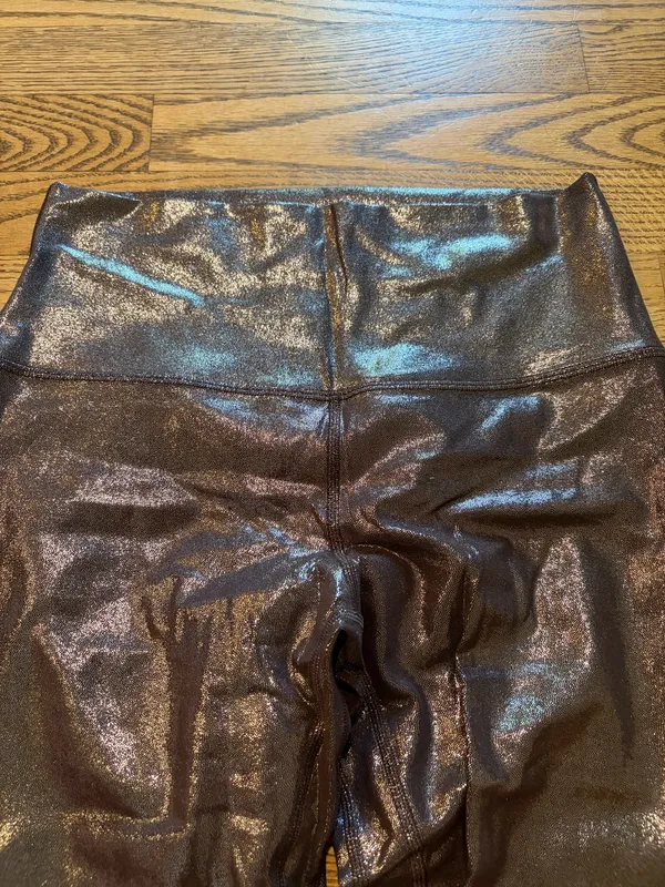 Lululemon Align High Rise Crop 21” Radiate Foil French Press - Image 3