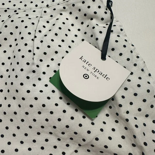 NWT Kate Spade White and Black Polka Dot Dress - Image 3