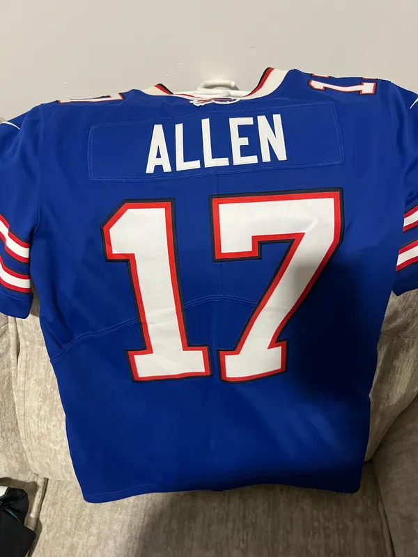 Men's Buffalo Bills Josh Allen Nike Royal Team Game Player Jersey - Image 5