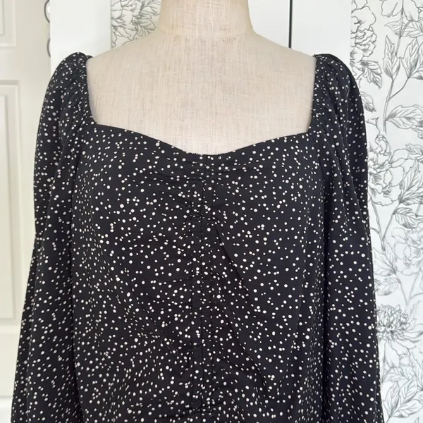 A new day polka dot smocked blouse - Image 7