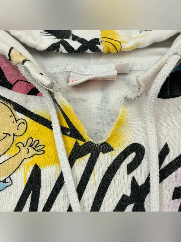 Nickelodeon 90s Rugrats Hey Arnold! Rocko’s Modern Life Hoodie Sweatshirt Size S - Image 3