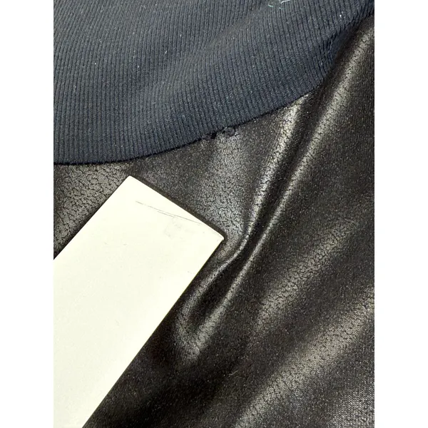 Spanx Maternity Faux‎ Leather Leggings Black High Rise Over Belly Large L/G READ - Image 7