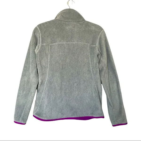 Patagonia Re-Tool Snap-T Pullover Polartec Thermal Pro Gray/Pink Size Small - Image 8
