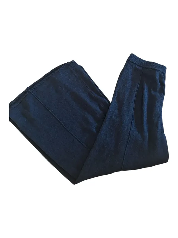 Free People knit wide-leg pants with a high-rise waist, Black, Size Large, NWOT - Image 3