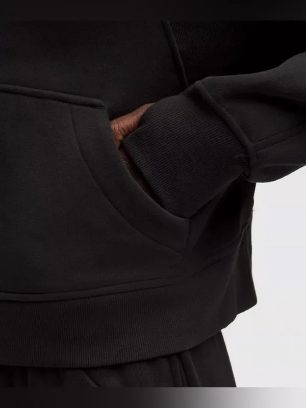 Lululemon Scuba Oversized Half-Zip Hoodie Black‎ Size XS - Image 5