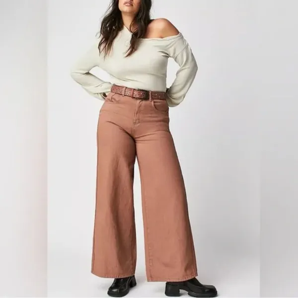 NEW We The Free Crvy Gia Wide Leg Jeans, Festival 27 - Image 2