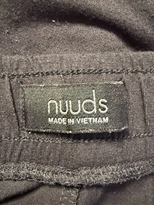 Nuuds Wide Leg Lounge Pants Women's Large Black Loungewear Comfy Relaxation Cozy - Image 10