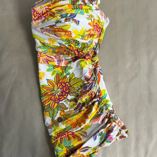 🌺 BLEU ROD BEATTIE Floral Halter Tankini Top – Size 14 🌺 - Image 6