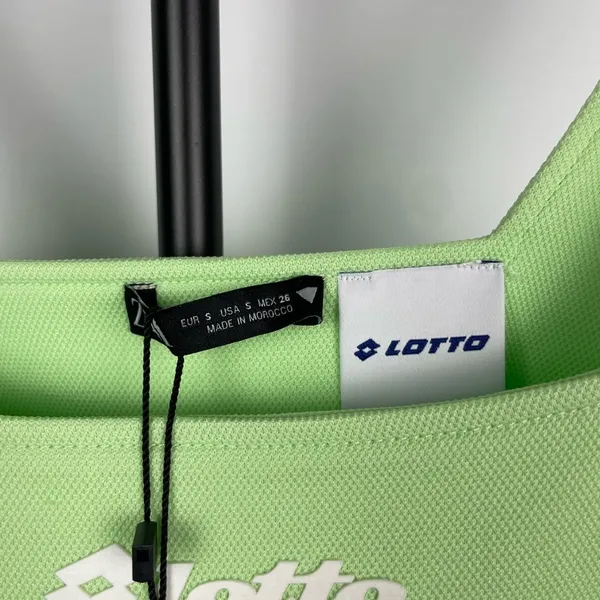 ZARA x LOTTO Sportswear Light Neon Green Button Tank Mini Dress‎ - Image 11
