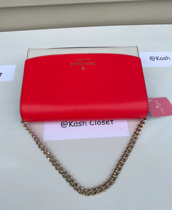 Carson Colorblock Convertible Crossbody Purse - Red Multi - Image 7