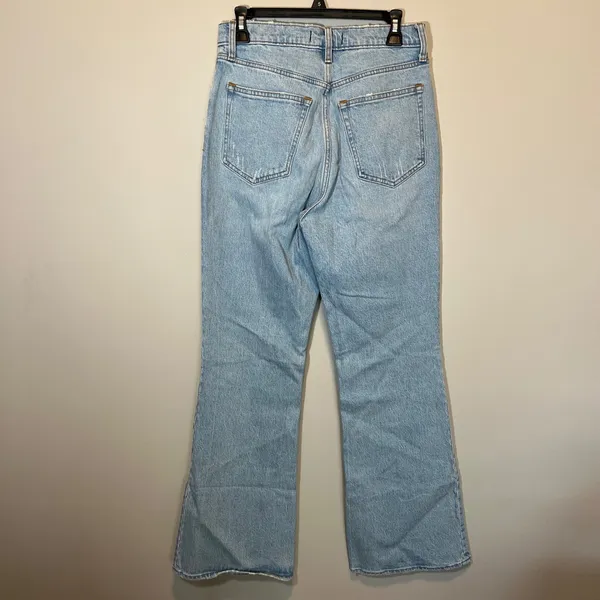 Abercrombie‎ & Fitch The Vintage Flare High Rise Jeans Light Wash Blue 28 6R - Image 5