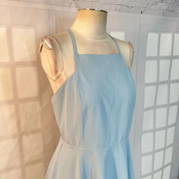 Lulu’s Call to Charms Light Blue Skater Dress size large - Image 6