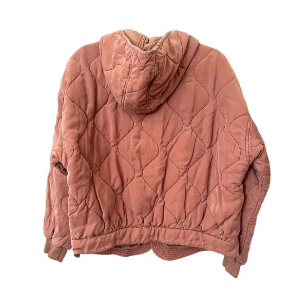 BLANKNYC Quilted Hooded‎ Light Jacket Sz S - Image 3