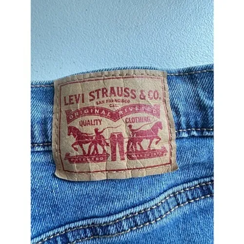 Levis Premium Womens Ribcage‎ Straight Leg Ankle Jeans Button Fly High Waist 24W - Image 4