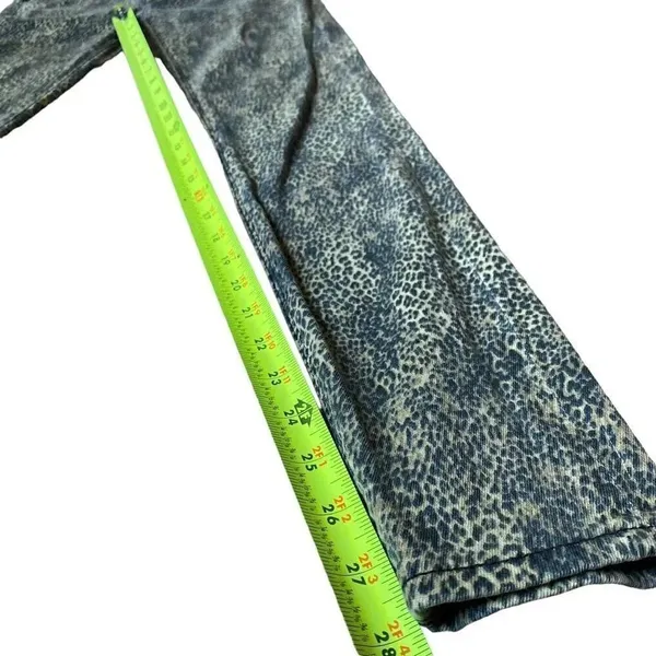 HUDSON Cheetah Print Nico Super Skinny Mid-rise Jeans - Image 10
