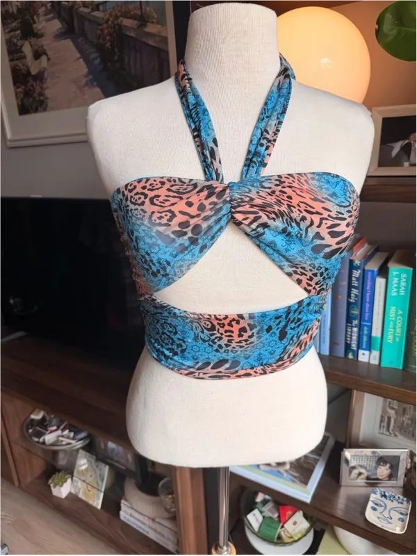 I.am.Gia animal print halter top - Image 3