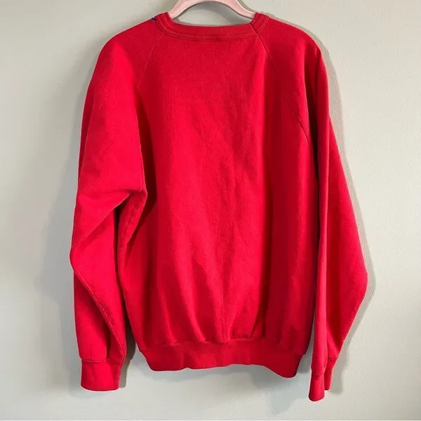 ✨ Vintage Alere‎ Red Iowa State Basketball Brother Crewneck Sweatshirt XL - Image 9