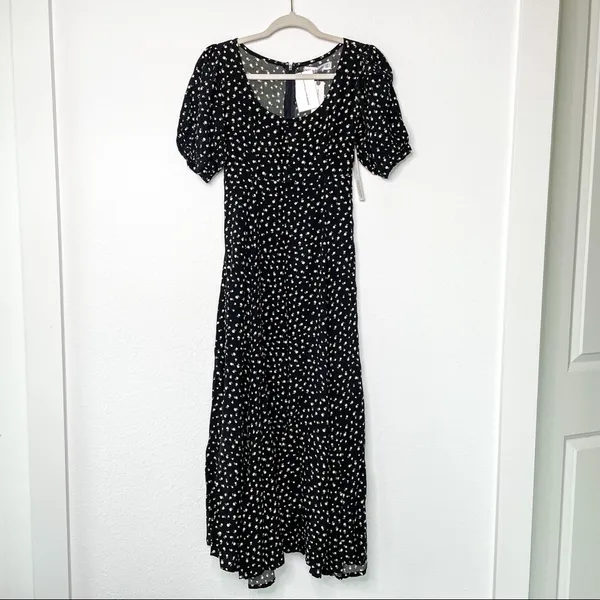 Anthropologie + Faithfull The Brand Eveline Polka Dot Midi Dress - Image 4