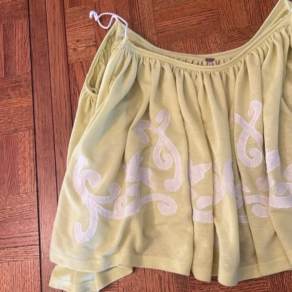 Free People chartreuse yellow Clouds Swing tank medium - Image 3