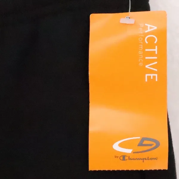 Champion Active Performance Sweat Pants Womens‎ Size S Black Fleece Lounge NWT - Image 2