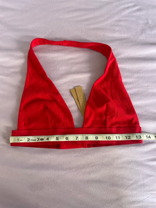 SKIMS nwt cotton rib halter bralette - Image 5