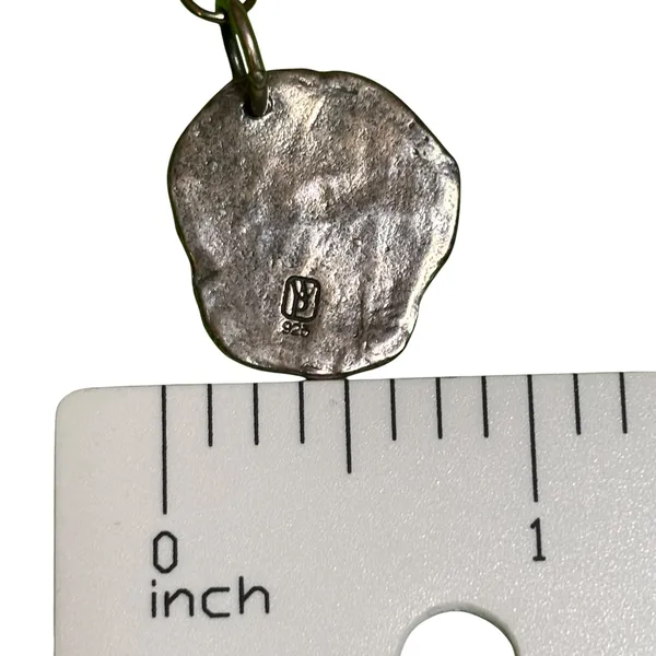 Waxing Poetic Insignia Initial T Pendant Charm Sterling Silver Brass Wax Seal - Image 2