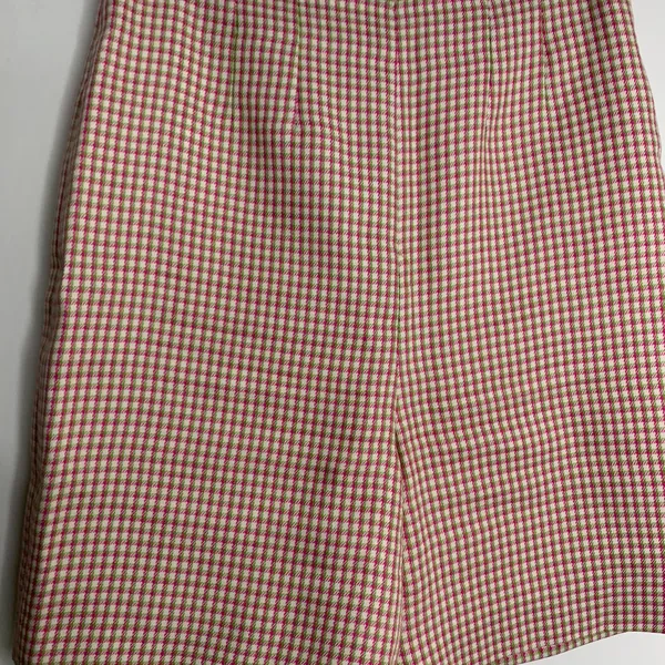 Alexa Chung High Waisted Plaid Womens Long Shorts US 6 - Image 6