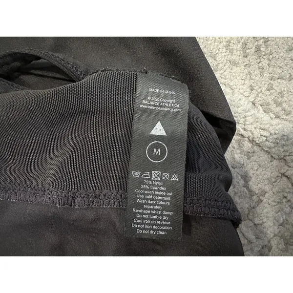 Balance Athletica Form Lux Sports Bra Black Medium M - Image 2