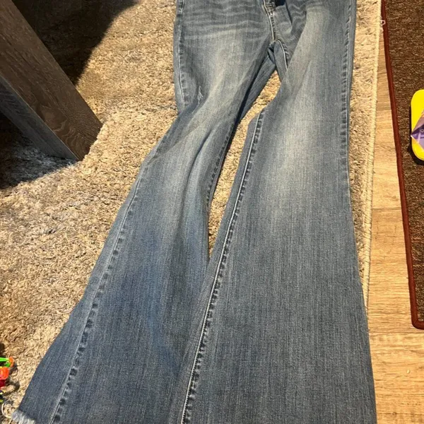 NWT Risen wide‎ leg jeans size 29 Blue - Image 4