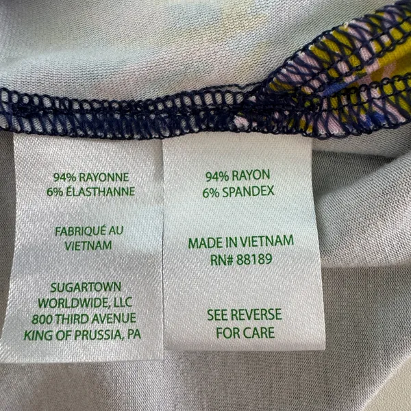 Lilly Pulitzer Orla Halter Maxi Dress Medium Navy Blue Floral Tropical Preppy - Image 11