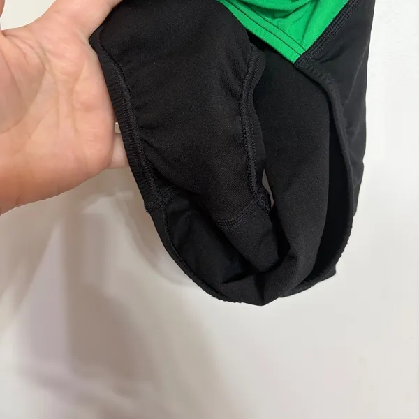 Speedo Endurance+ Swimsuit Womens Medium Black Green White‎ Crossback One Piece - Image 3