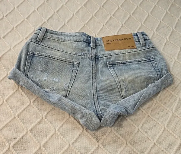 Blue One Teaspoon Shorts - Image 3