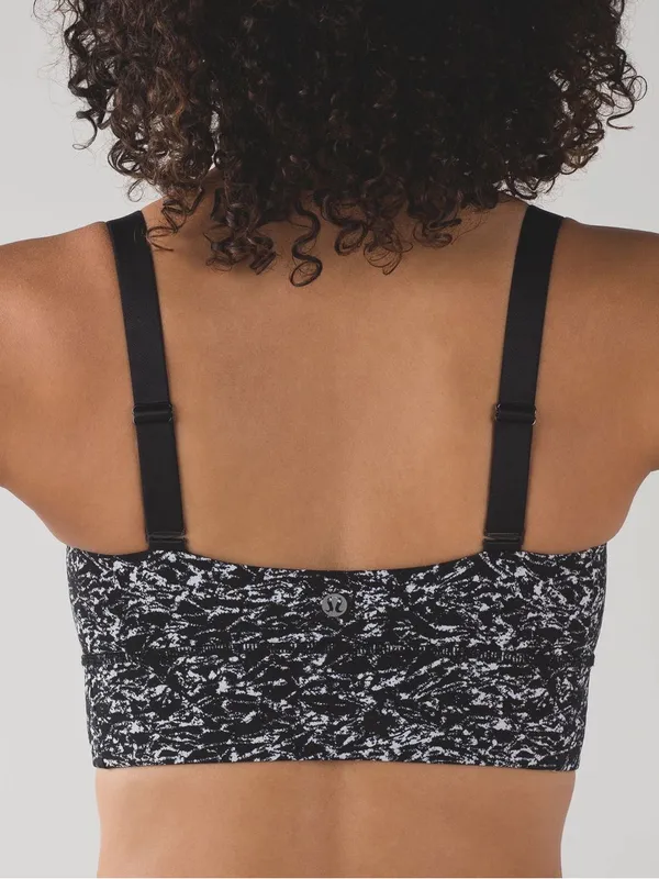 Lululemon Both Ways Bra Ices Wave White Black Size 6 - Image 2