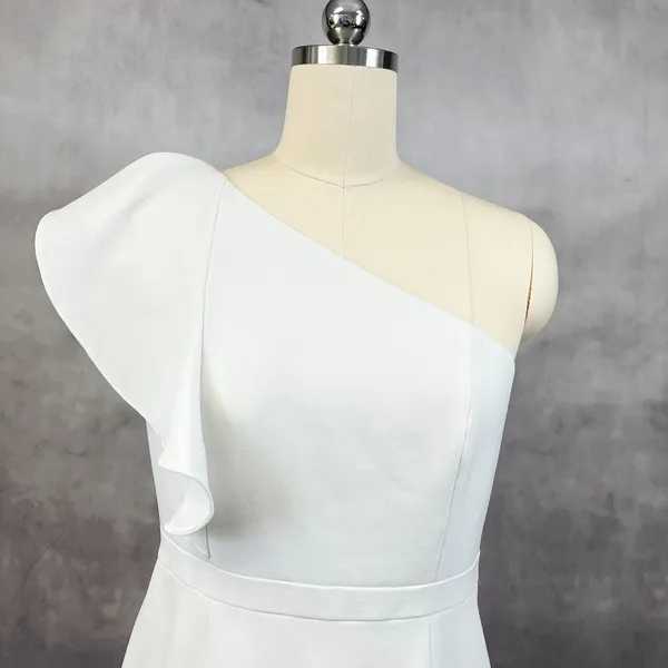 Karl Lagerfeld Dress Womens 8 One Shoulder Bridal Shower Chic Bachelorette READ‎ - Image 4