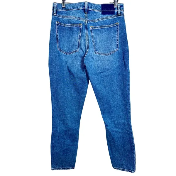 Abercrombie & Fitch The Skinny High Rise Blue Denim Jeans Womens Size 28 6 Long - Image 2