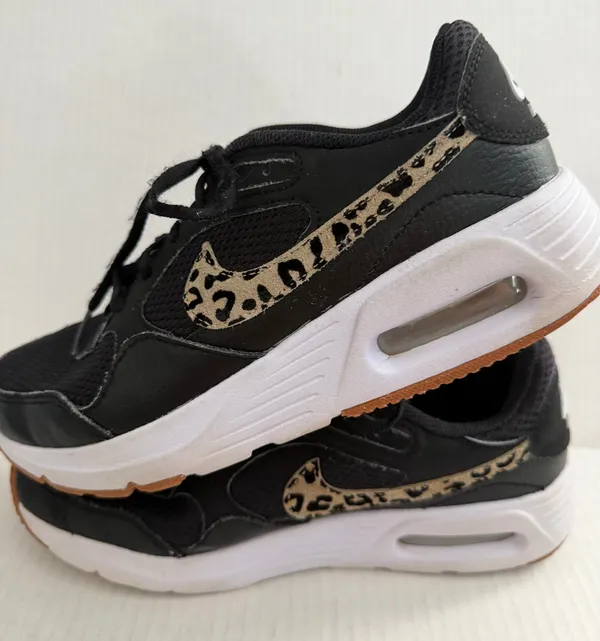 Nike Air Max SC Leopard Print Swoosh Ladies Sneakers - Image 5