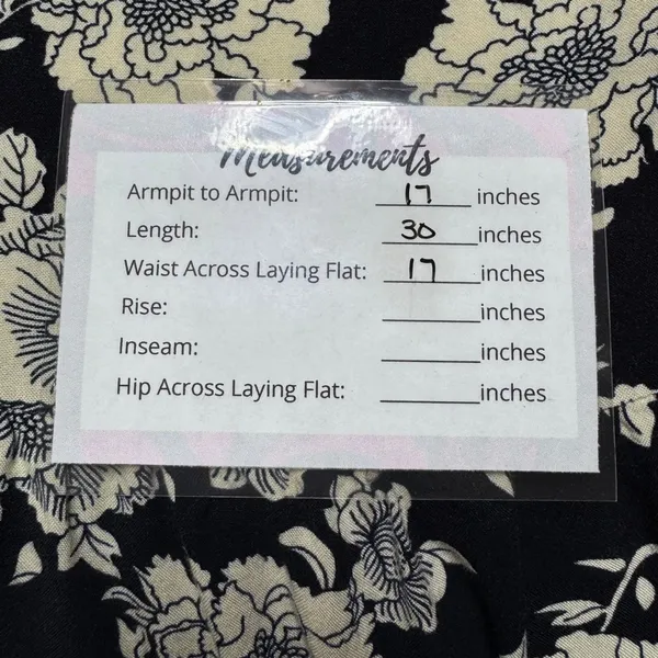Brandy Melville Jada Dress One Size Black Floral Mini Sundress Spaghetti‎ Strap - Image 8