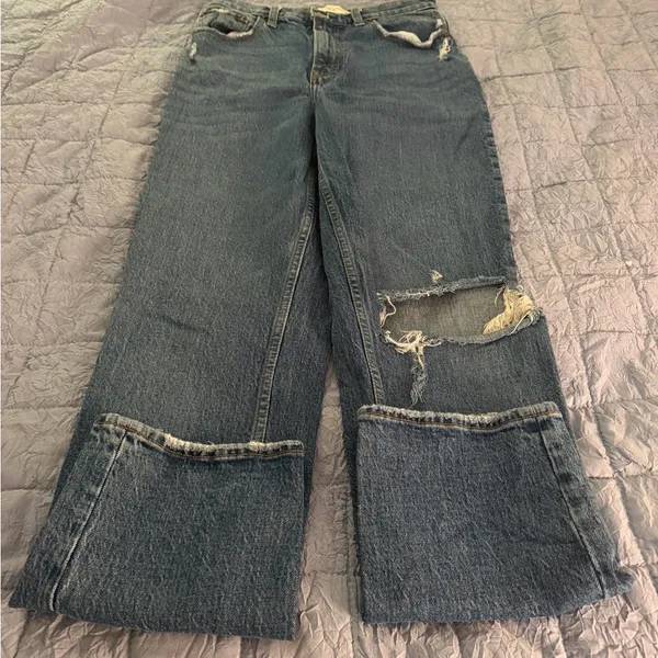 Abercrombie & Fitch 90’s straight ultra high rise jeans Women’s 6 regular - Image 2