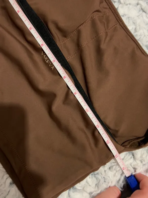 SheIn NWOT Brown Twist Open Back Square Neck Active Top - Image 7