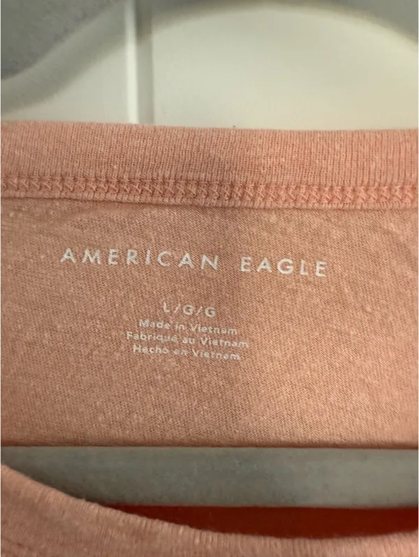 American Eagle Coral T-Shirt - Image 4