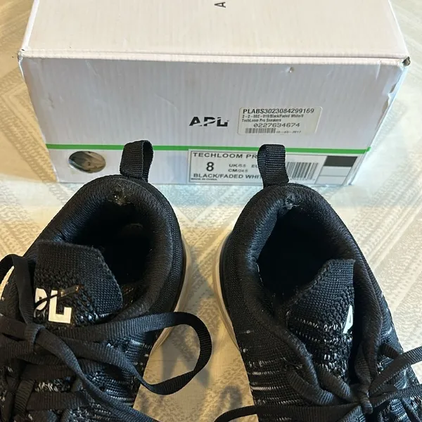 APL Women’s Black/Faded White Techloom Pro Sneakers - Size 8 - Image 2