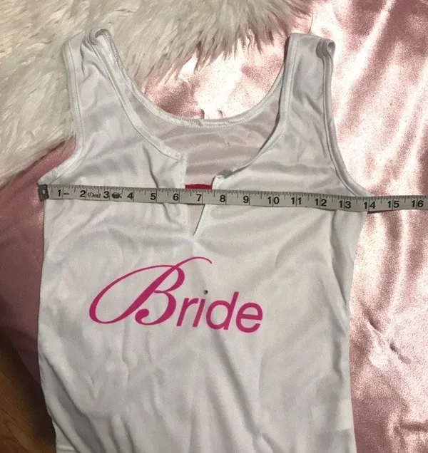 Cutest BRIDE Barbie tank - Image 7